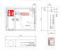 Preview: Wandhydrant Typ F DIN 14461-6 Flachschlauch mit Feuerlöscherkasten C-Schlauch